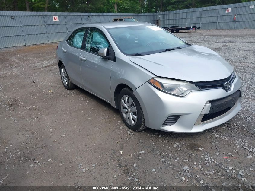 2016 TOYOTA COROLLA LE