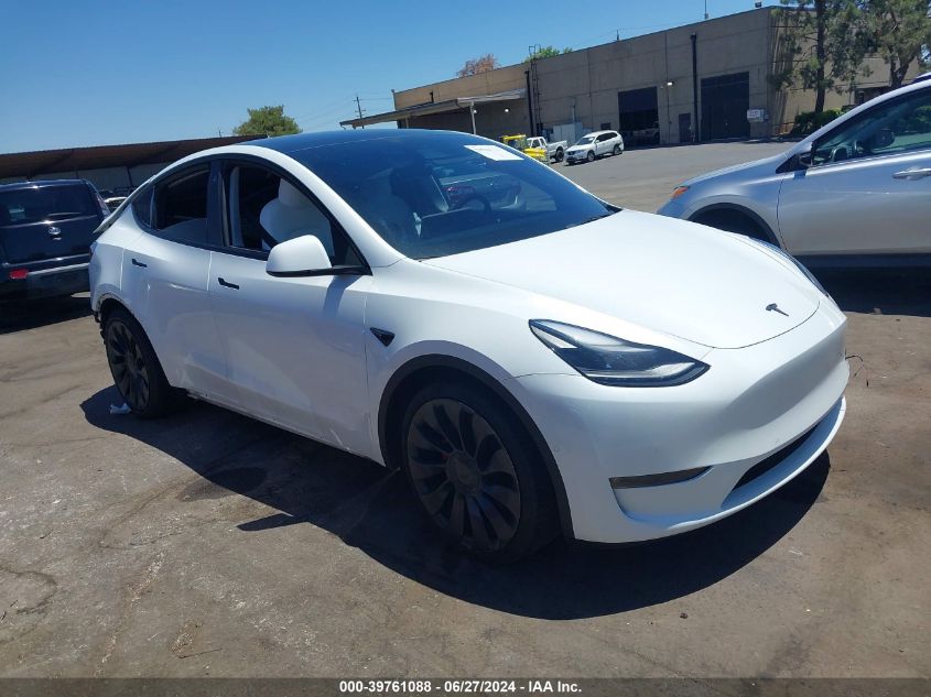 2022 TESLA MODEL Y PERFORMANCE DUAL MOTOR ALL-WHEEL DRIVE