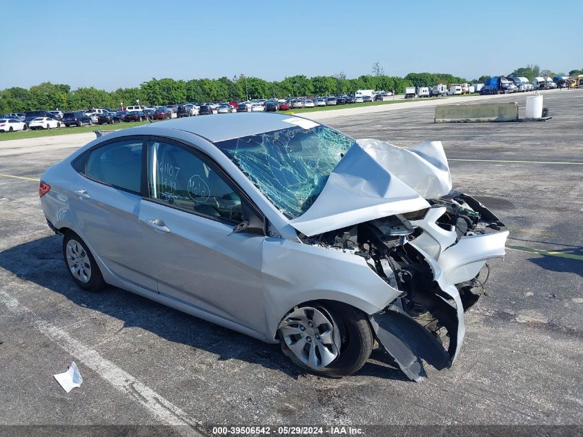 2016 HYUNDAI ACCENT SE