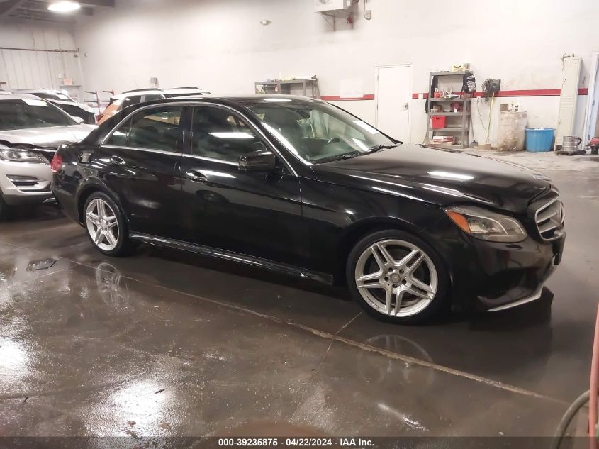 2014 MERCEDES-BENZ E 350 4MATIC