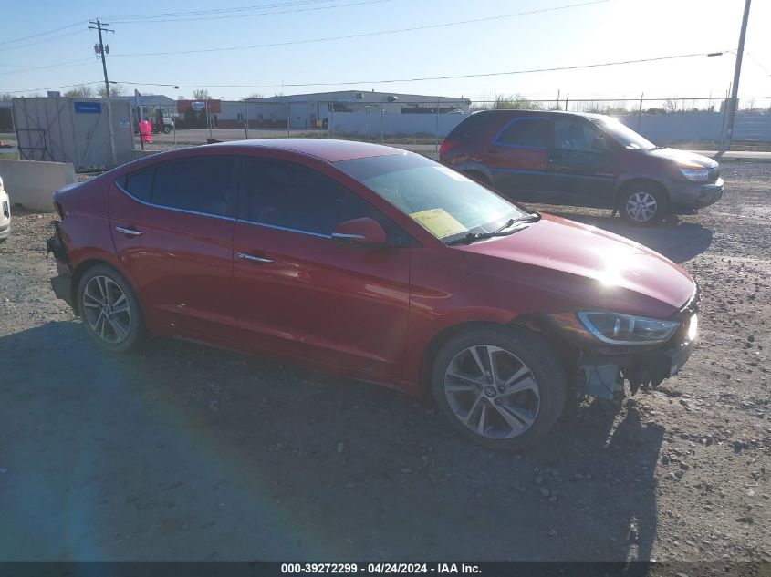 2017 HYUNDAI ELANTRA LIMITED