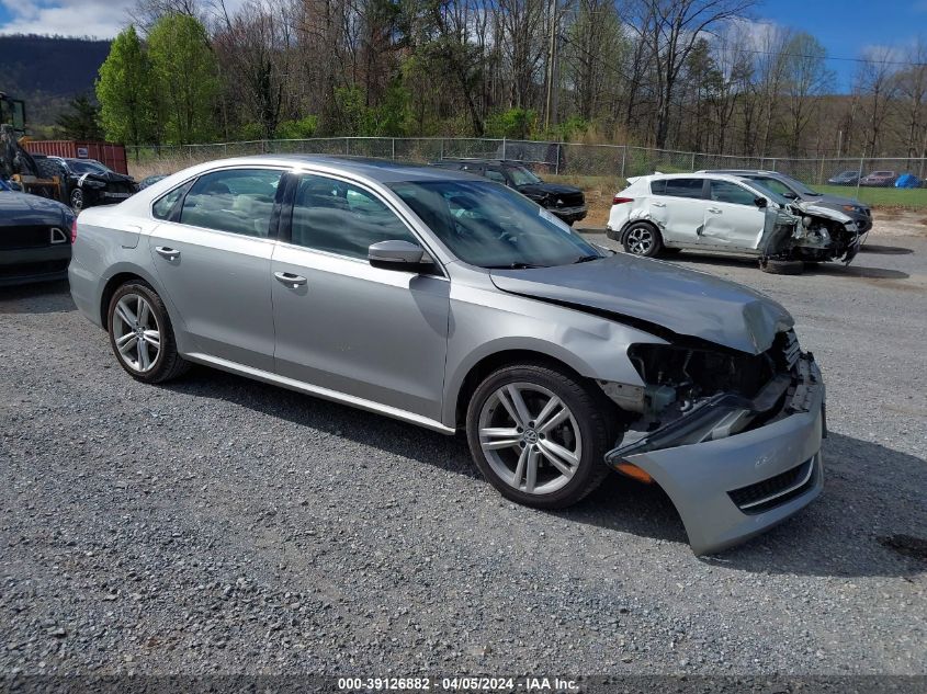 2014 VOLKSWAGEN PASSAT 2.0L TDI SE