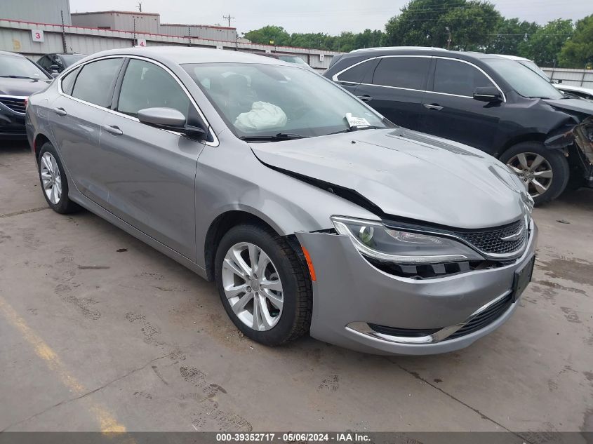 2016 CHRYSLER 200 LIMITED PLATINUM