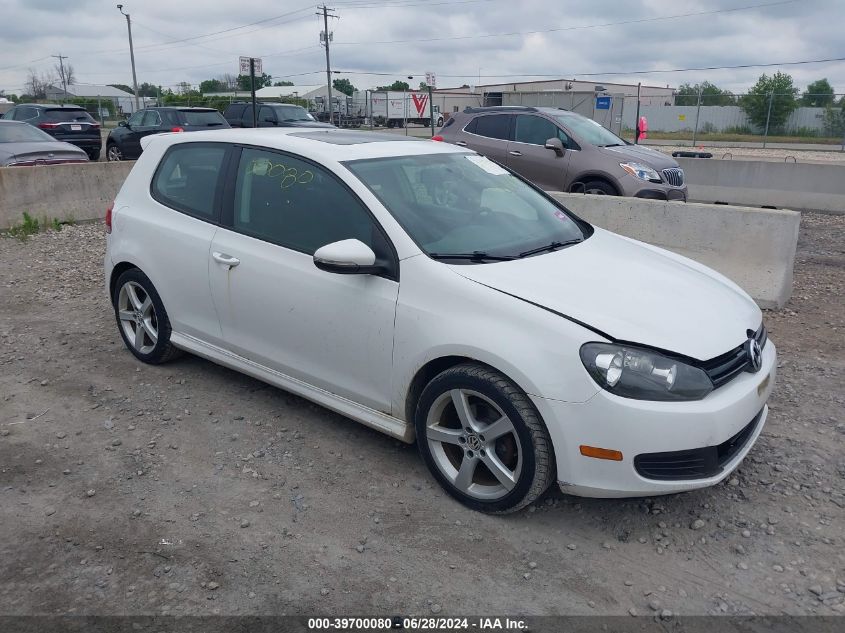 2011 VOLKSWAGEN GOLF 2.5L 2-DOOR