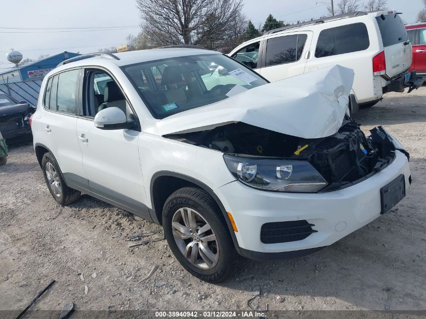 2016 VOLKSWAGEN TIGUAN S