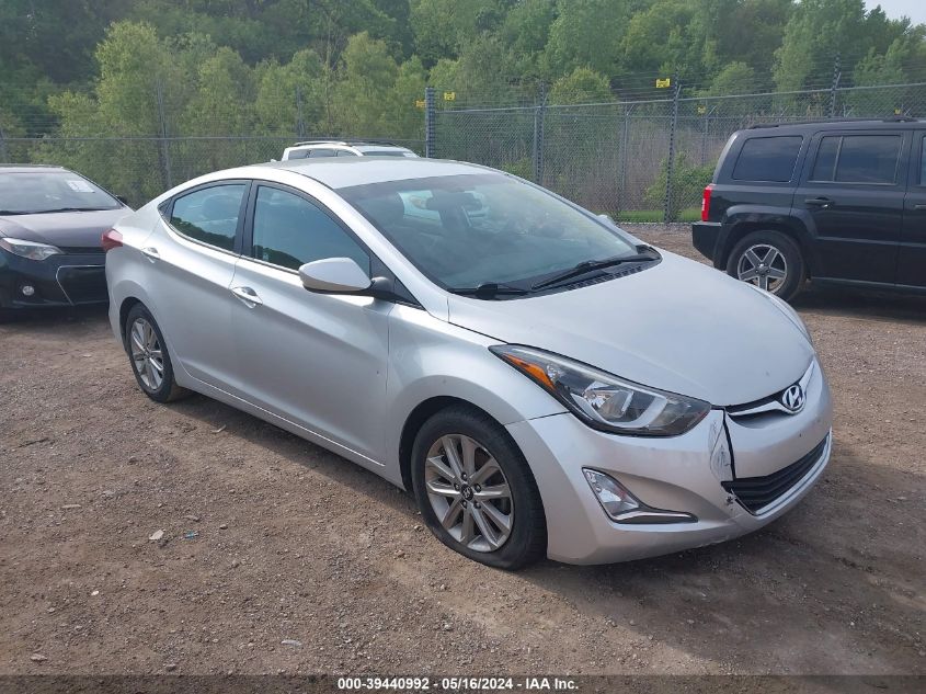 2016 HYUNDAI ELANTRA SE