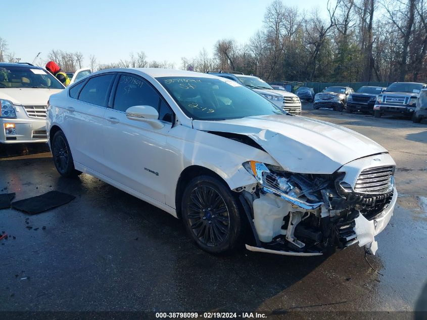 2016 FORD FUSION HYBRID SE