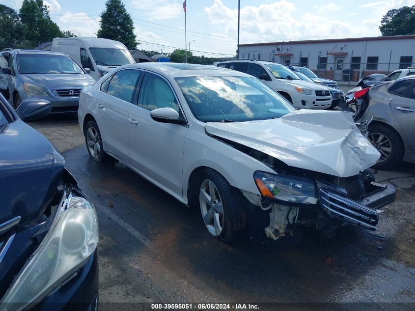 2012 VOLKSWAGEN PASSAT 2.5L SE