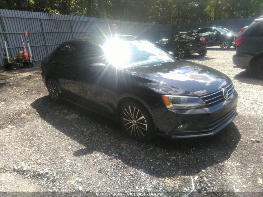 2016 VOLKSWAGEN JETTA 1.8T SPORT