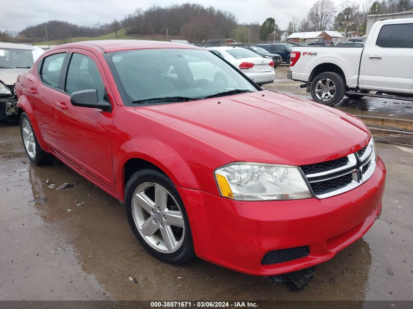 2013 DODGE AVENGER SE