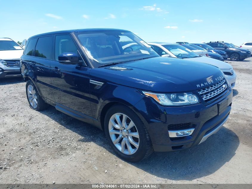 2016 LAND ROVER RANGE ROVER SPORT 3.0L V6 SUPERCHARGED HSE