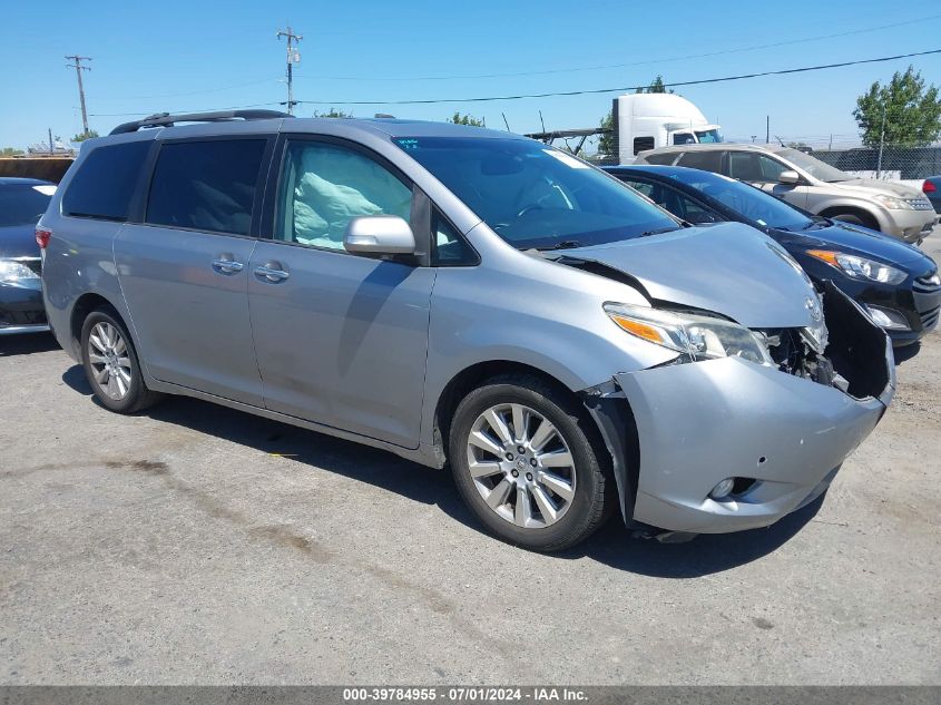 2015 TOYOTA SIENNA LIMITED PREMIUM 7 PASSENGER