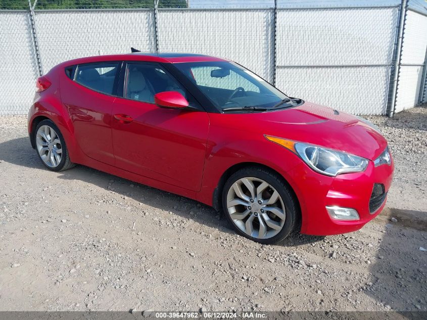 2013 HYUNDAI VELOSTER BASE W/GRAY