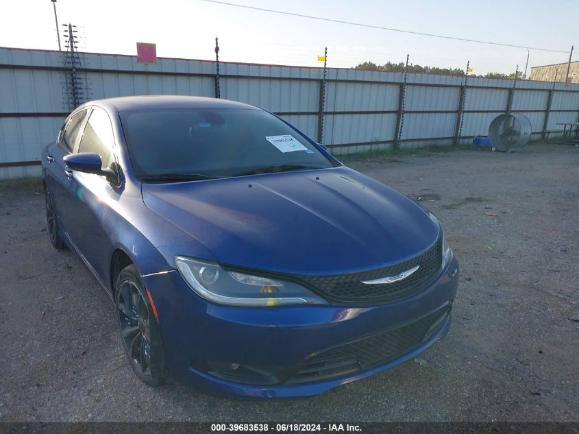 2015 CHRYSLER 200 S