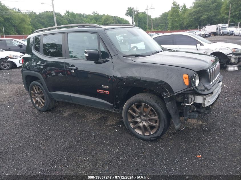 2016 JEEP RENEGADE 75TH ANNIVERSARY