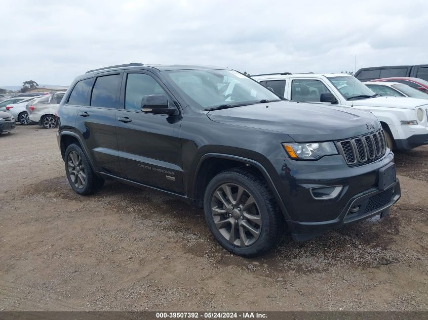 2016 JEEP GRAND CHEROKEE LIMITED 75TH ANNIVERSARY