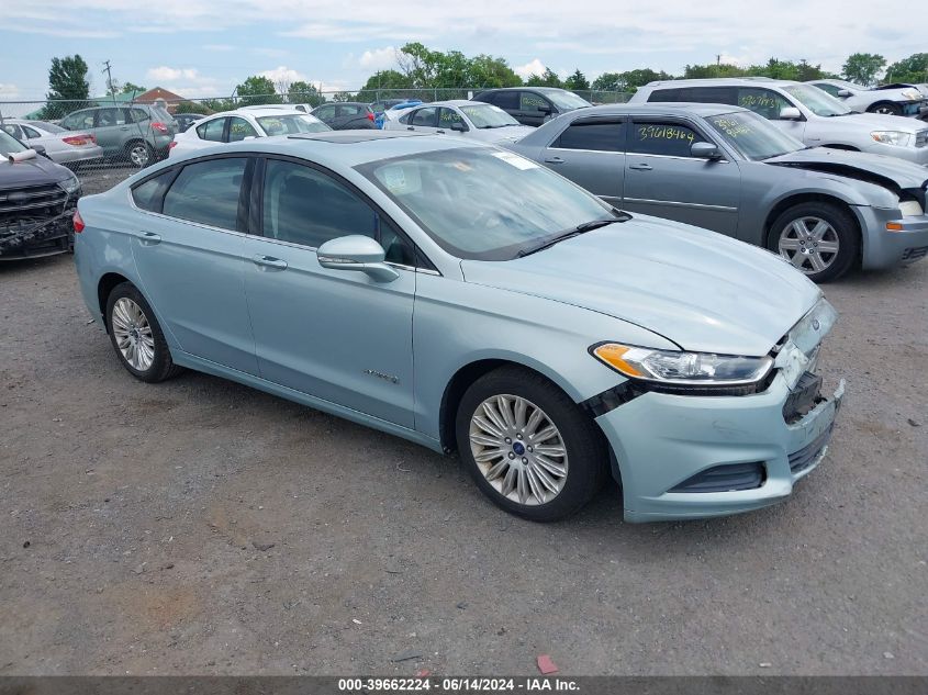 2013 FORD FUSION HYBRID SE