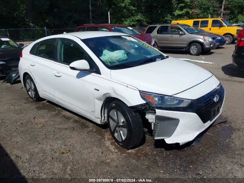 2019 HYUNDAI IONIQ HYBRID BLUE