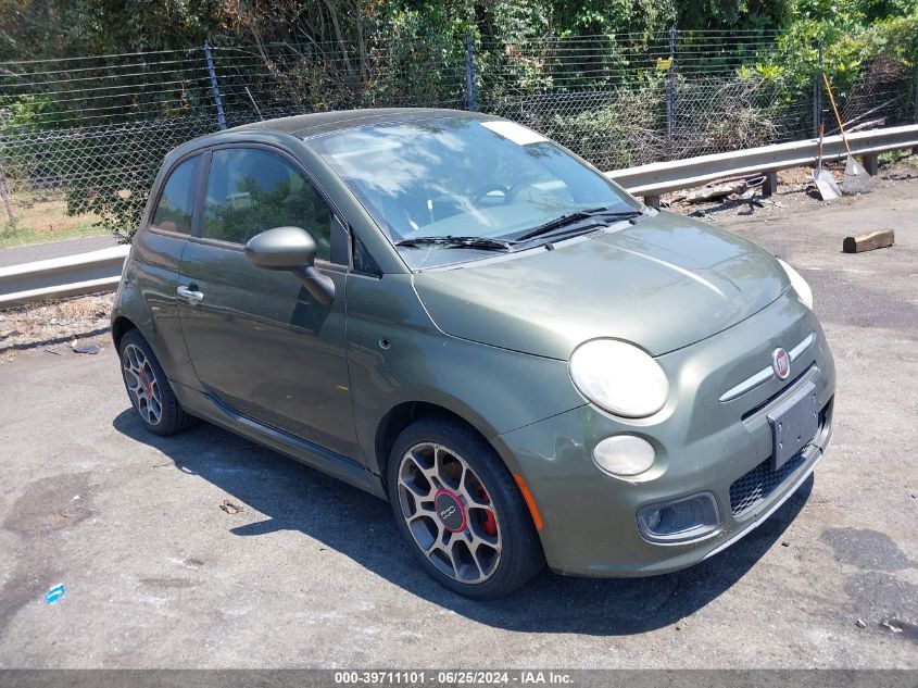 2012 FIAT 500 SPORT