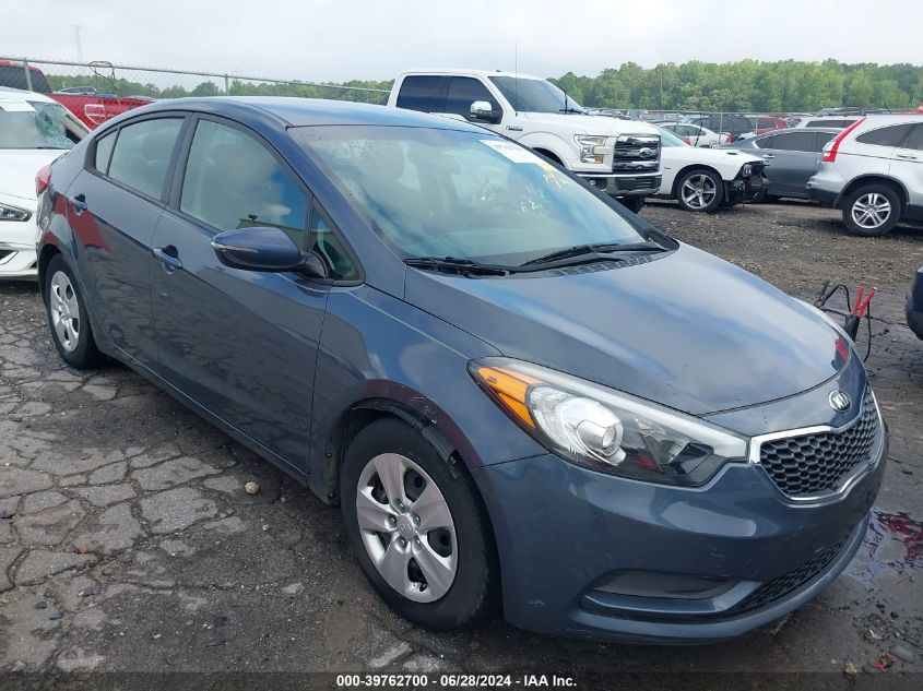 2016 KIA FORTE LX