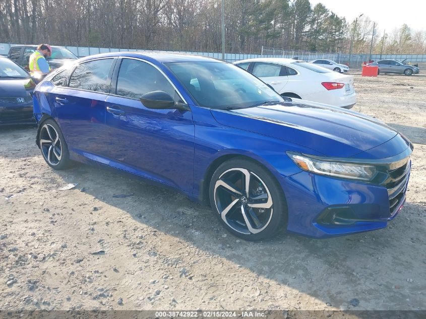 2021 HONDA ACCORD SPORT