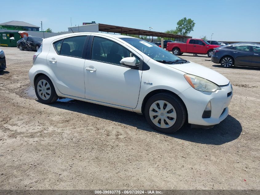 2012 TOYOTA PRIUS C THREE