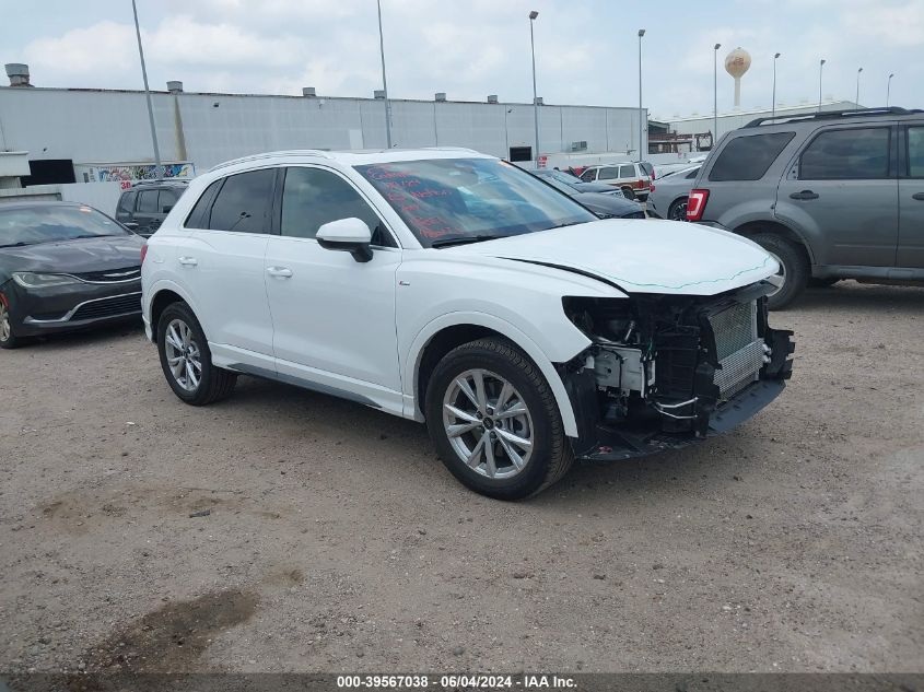 2024 AUDI Q3 PREMIUM 45 TFSI S LINE QUATTRO TIPTRONIC