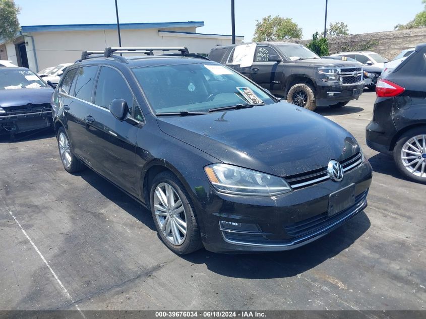 2015 VOLKSWAGEN GOLF SPORTWAGEN TDI SE 4-DOOR