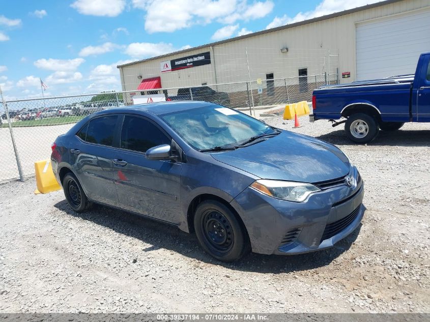 2016 TOYOTA COROLLA LE ECO