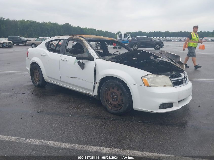 2013 DODGE AVENGER SE