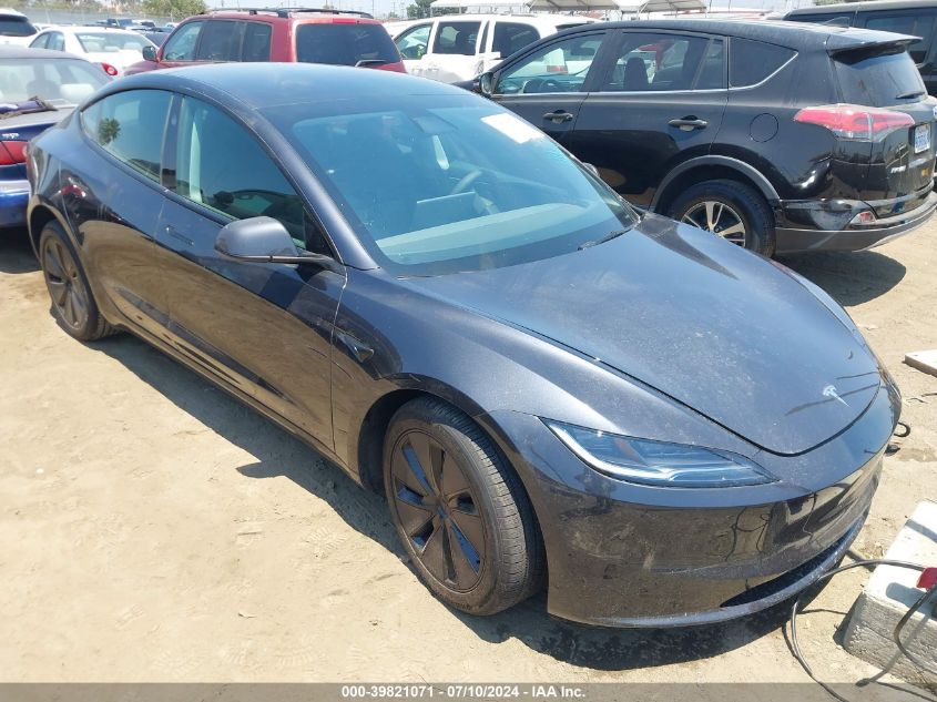 2024 TESLA MODEL 3 REAR-WHEEL DRIVE