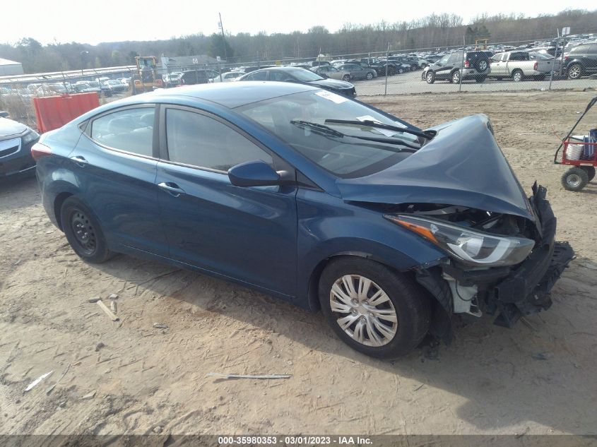 2016 HYUNDAI ELANTRA SE