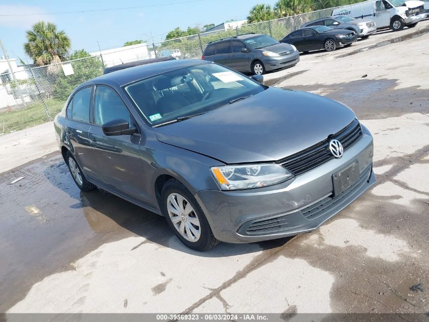 2012 VOLKSWAGEN JETTA 2.0L S