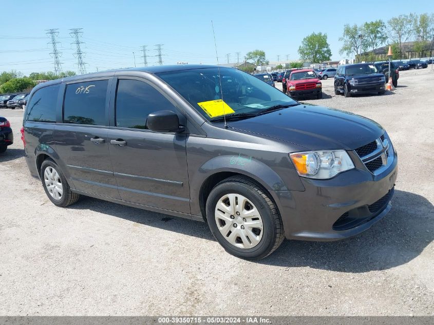 2016 DODGE GRAND CARAVAN AMERICAN VALUE PKG