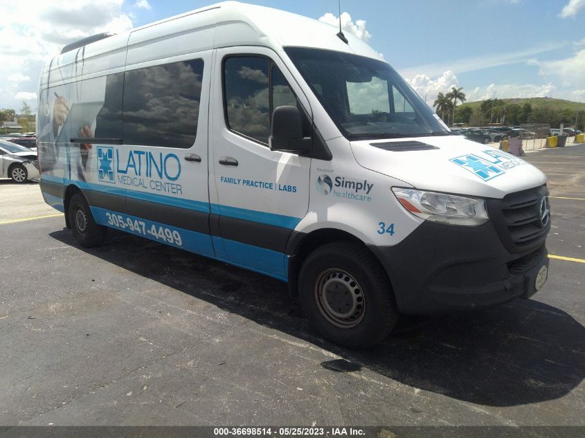 2019 MERCEDES-BENZ SPRINTER 2500 HIGH ROOF V6