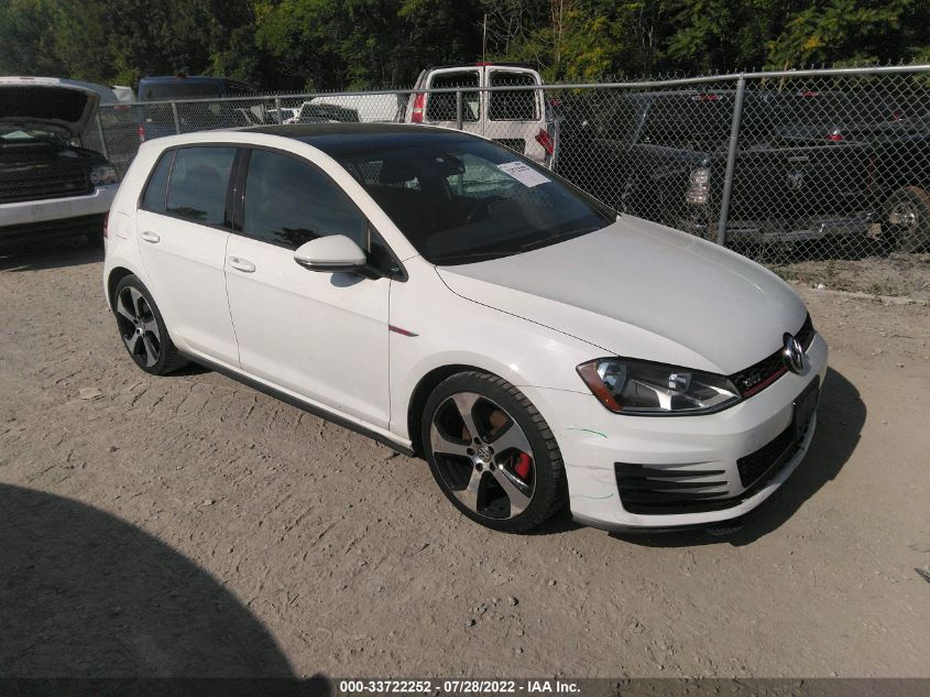 2015 VOLKSWAGEN GOLF GTI 2.0T SE 4-DOOR