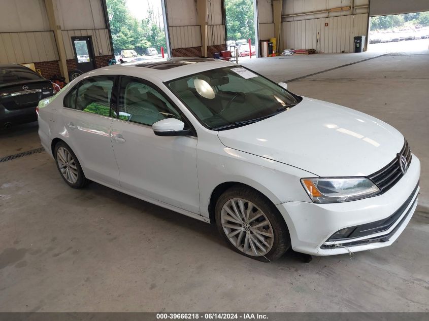 2015 VOLKSWAGEN JETTA 1.8T SE