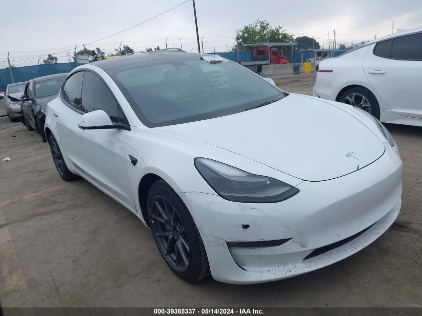 2022 TESLA MODEL 3 LONG RANGE DUAL MOTOR ALL-WHEEL DRIVE