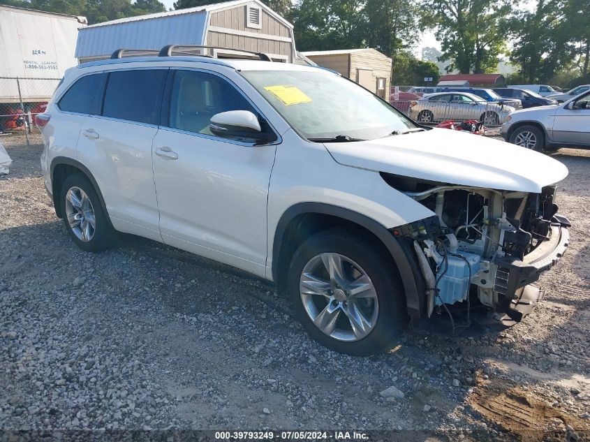 2015 TOYOTA HIGHLANDER LIMITED V6