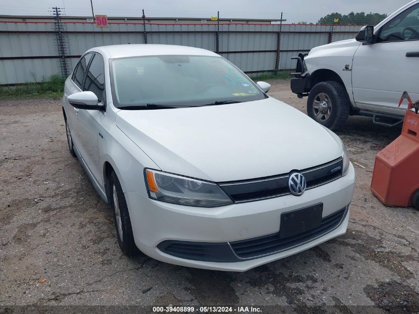 2013 VOLKSWAGEN JETTA HYBRID SE