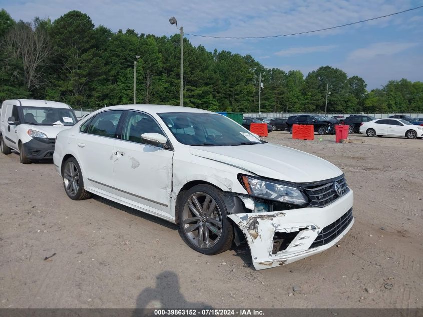 2016 VOLKSWAGEN PASSAT S/R-LINE