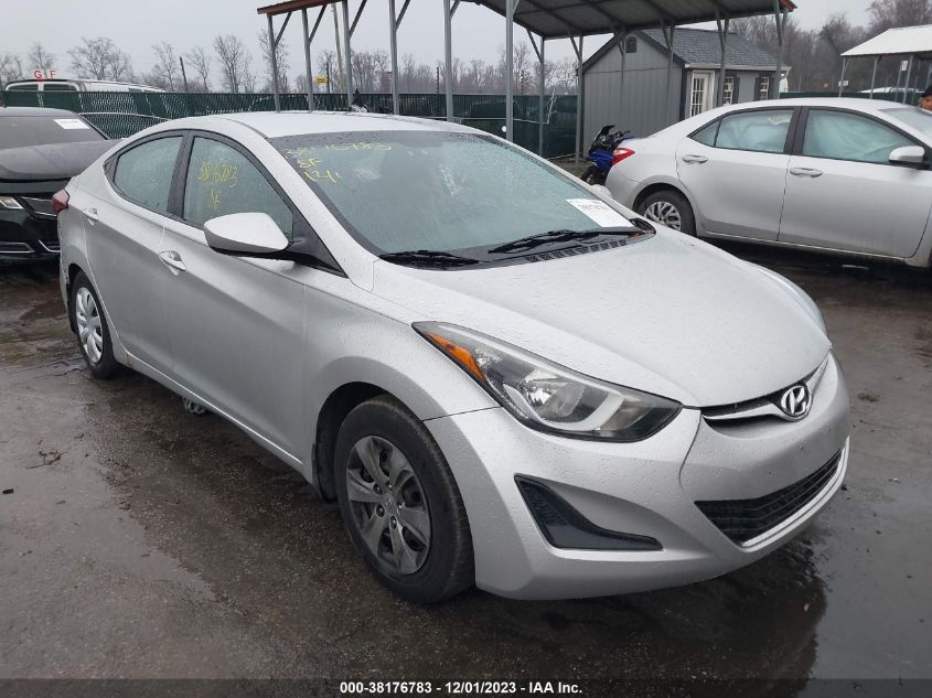 2016 HYUNDAI ELANTRA SE