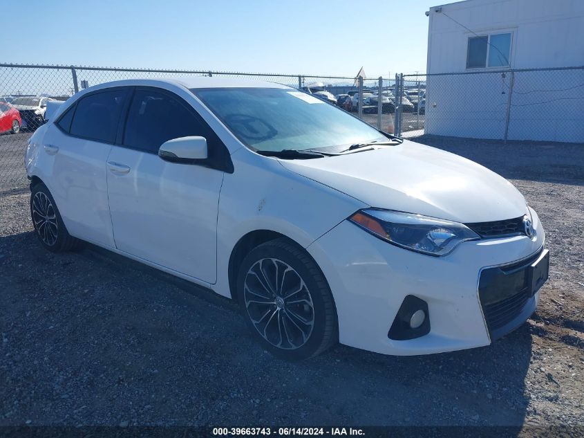 2016 TOYOTA COROLLA S PLUS