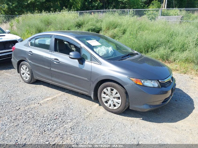 2012 HONDA CIVIC LX