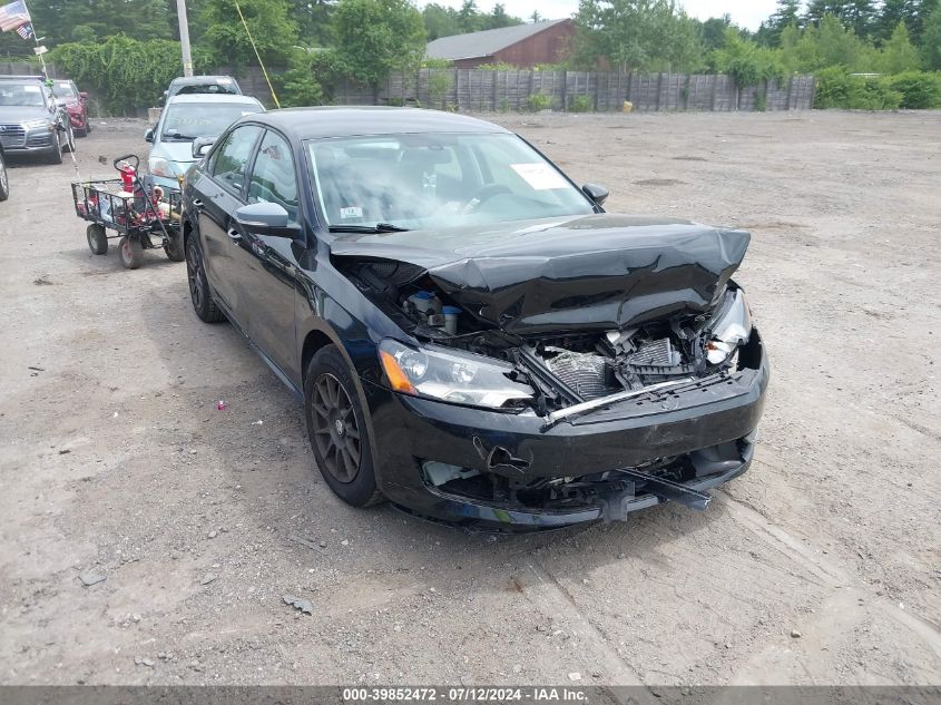 2012 VOLKSWAGEN PASSAT 2.5L S