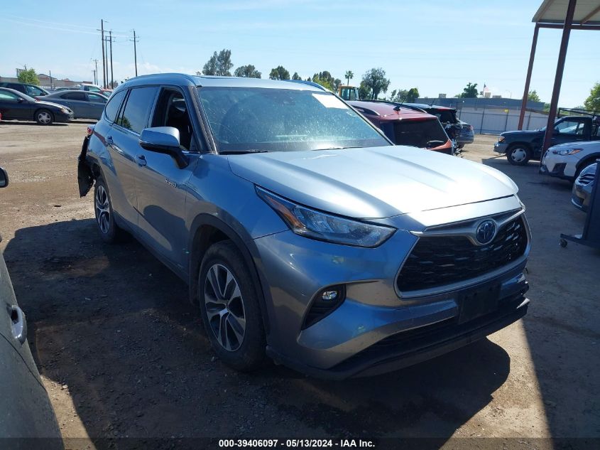 2020 TOYOTA HIGHLANDER HYBRID XLE