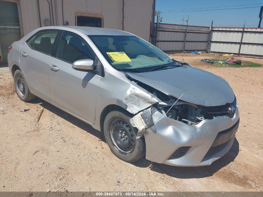 2016 TOYOTA COROLLA LE