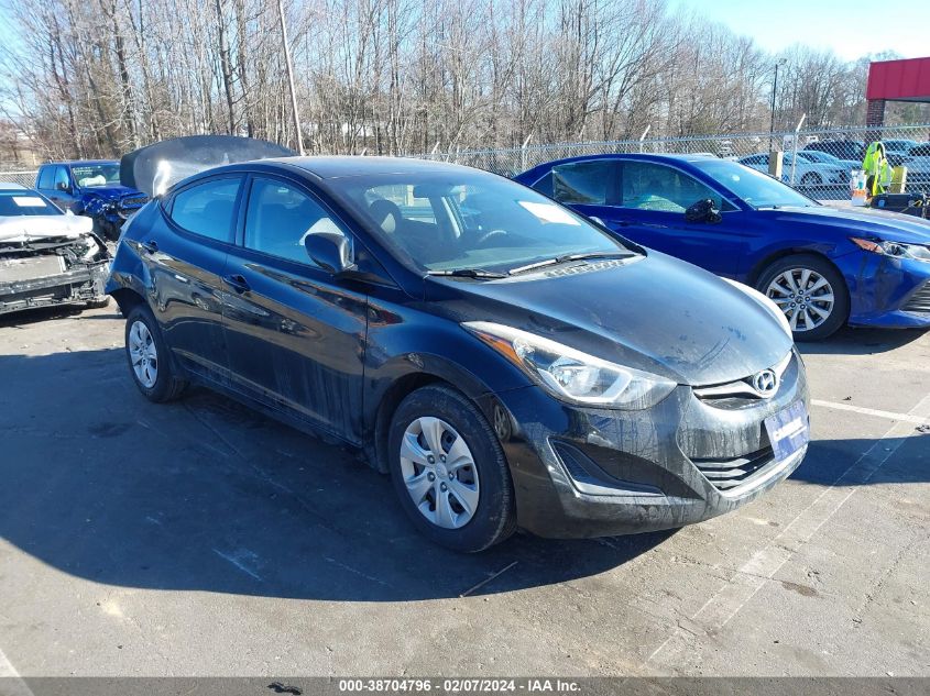 2016 HYUNDAI ELANTRA SE