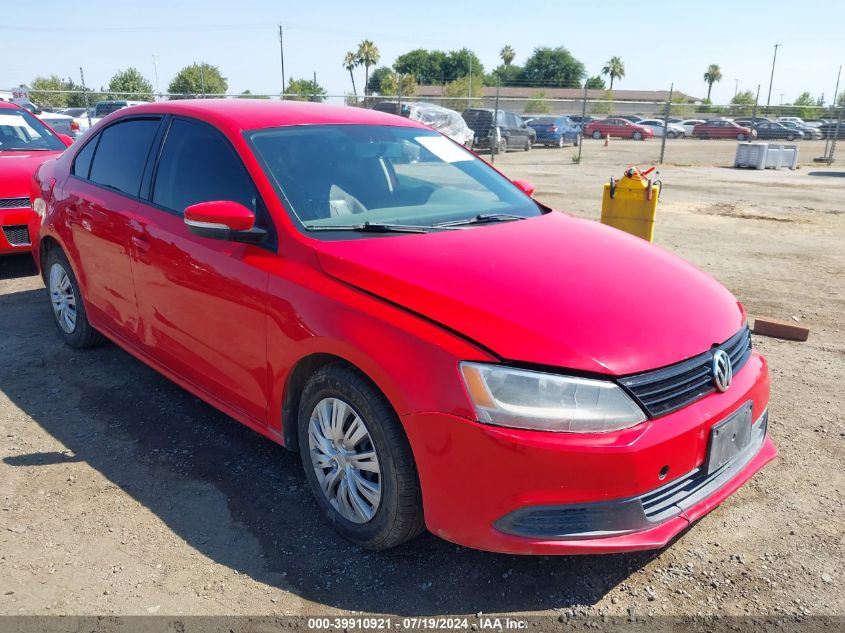 2012 VOLKSWAGEN JETTA 2.5L SE