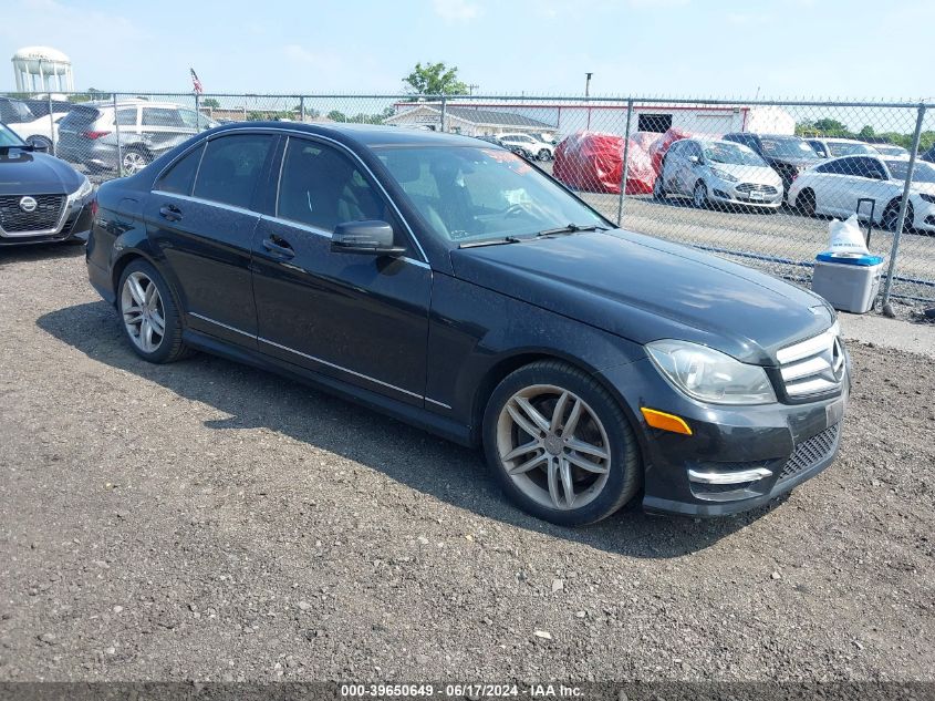 2013 MERCEDES-BENZ C 300 LUXURY 4MATIC/SPORT 4MATIC